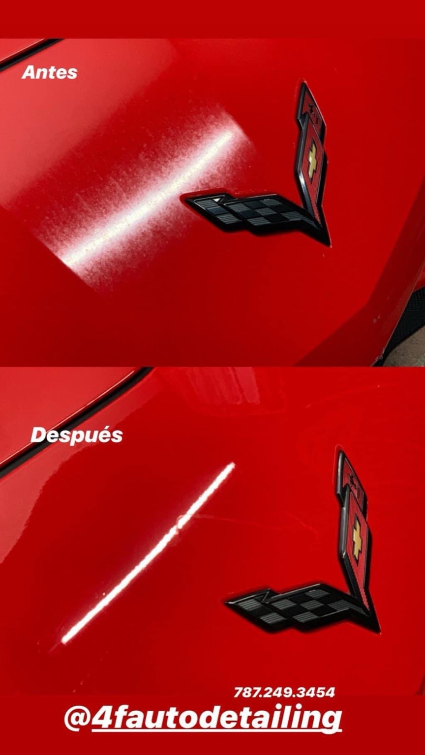 Corvette finish