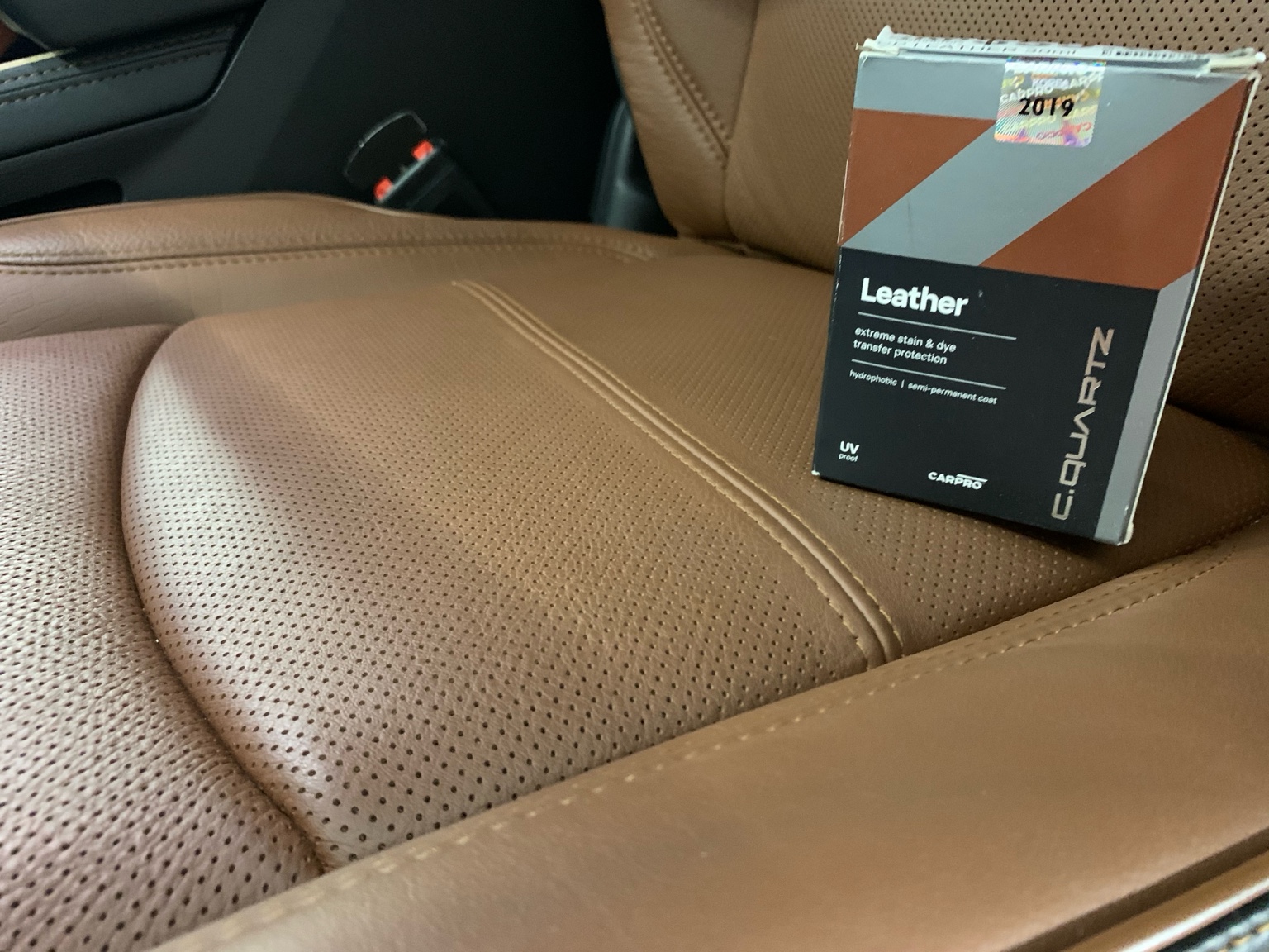 Leather protection treatment