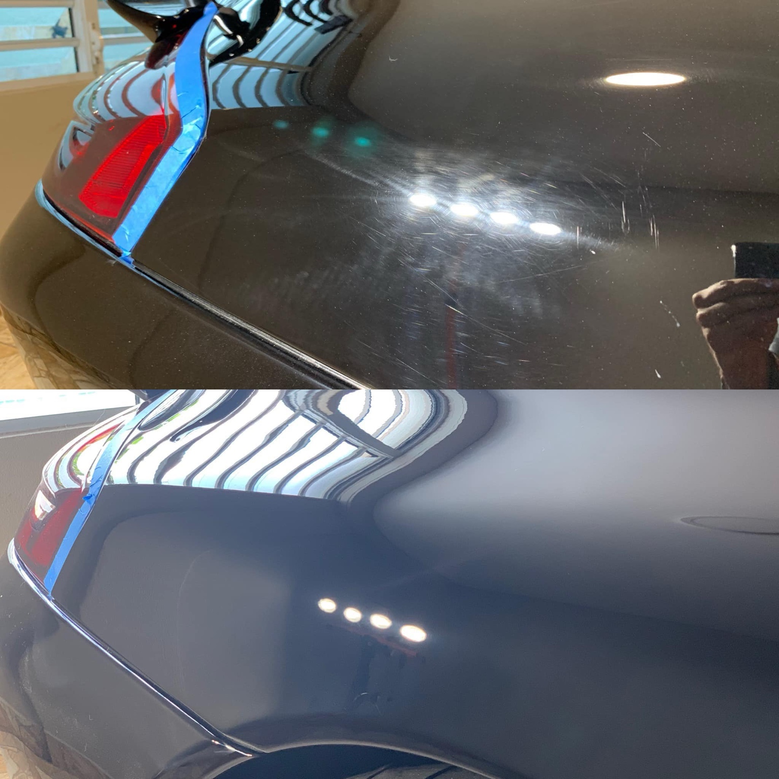 Porsche paint correction